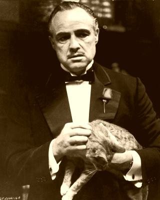 Marlon Brando as Vito Corleone, from a 1973 television press photograph